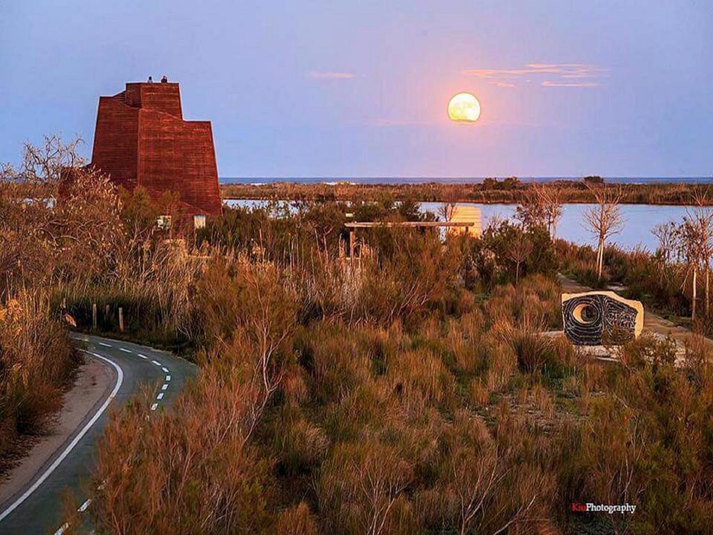 Yurta Mongola Delta Del Ebro Hotel Camarles Exterior foto
